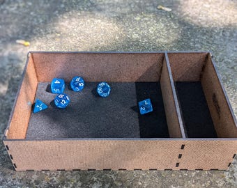 Bandejas para dados - Diseño apilable y forrado con fieltro - Paquete de cuatro