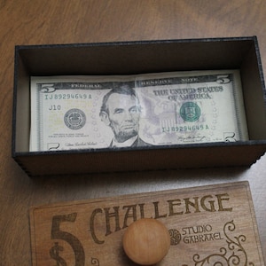 Five Dollar Challenge Savings Box