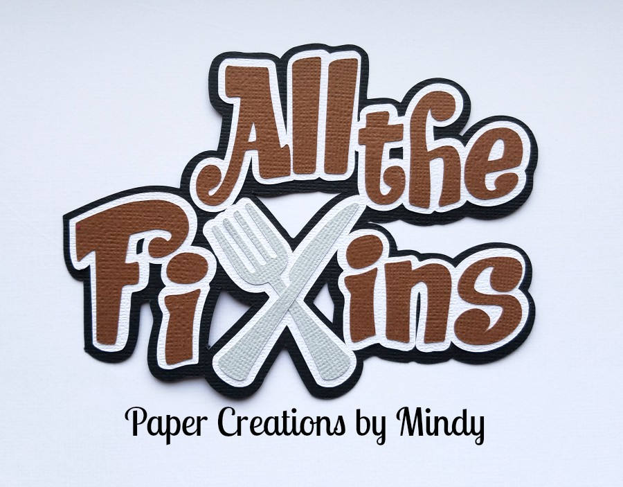 Elite4u Mindy Thanksgiving Dinner Title Premade paper ...