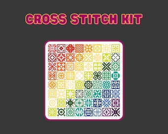 Pride Quilt Sampler Cross Stitch Kit