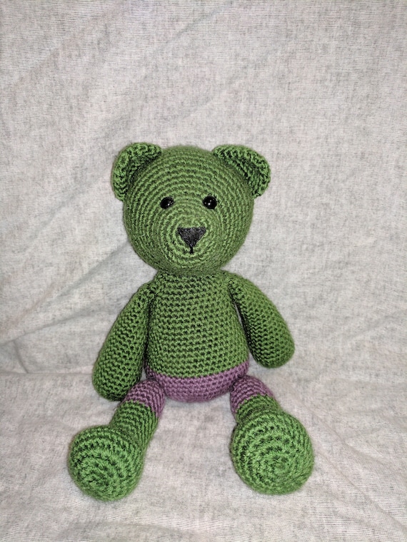 Hulk best sale teddy bear