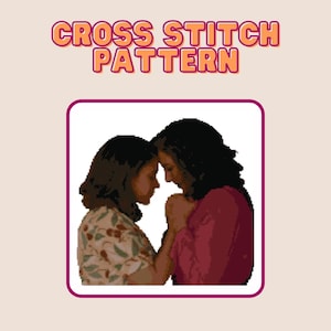 A League of Their Own Carson & Greta Cross Stitch Pattern