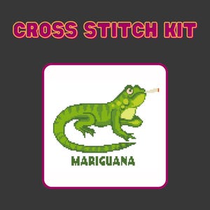Mariguana Cross Stitch Kit