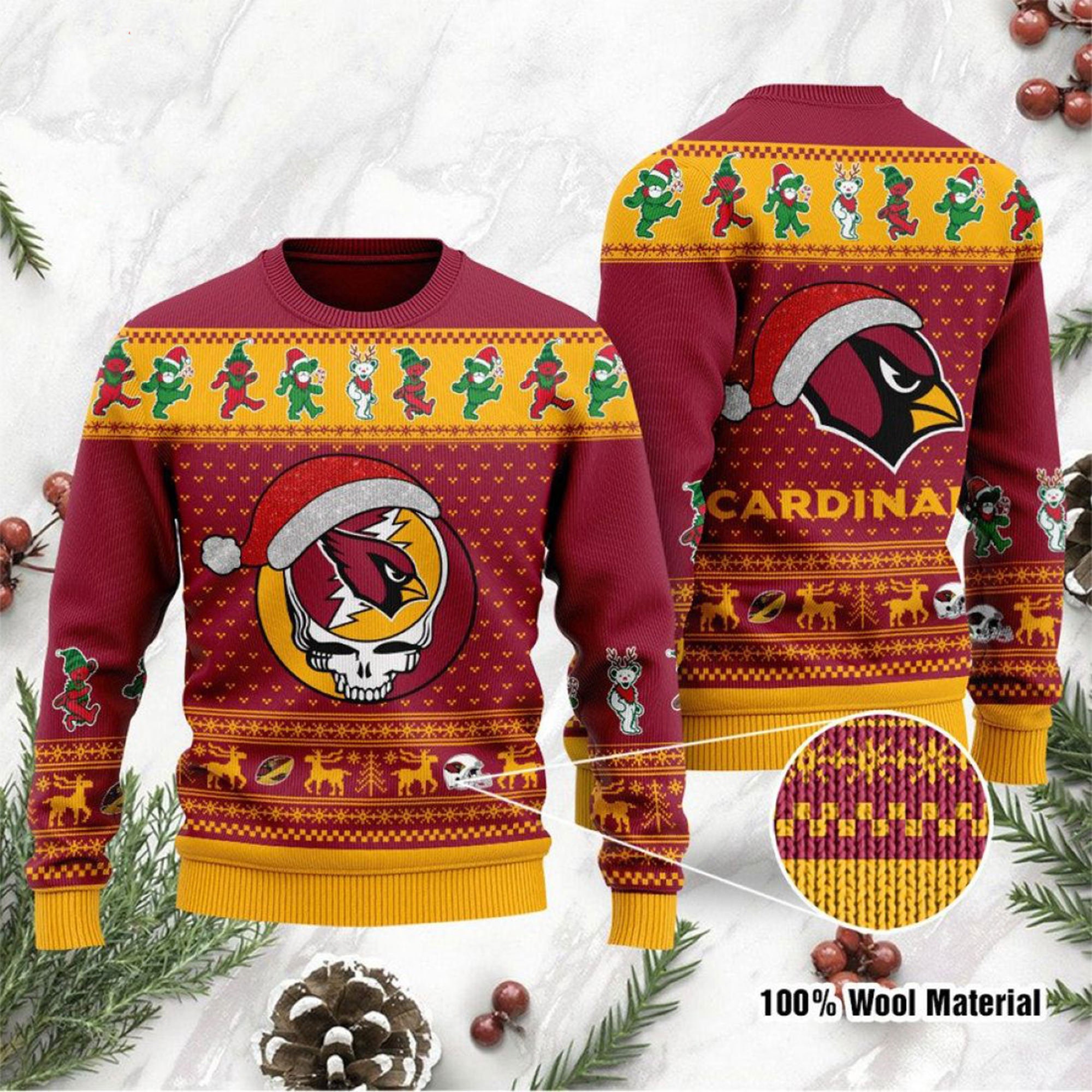 Grateful Dead Christmas Sweater - Etsy