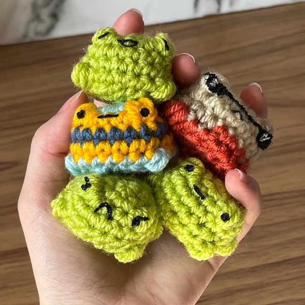 MYSTERY FROG - random small mystery frog plush crochet mystery bag tiktok frogs surprise box frogs gift plushie