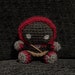 FANMERCH) BadBoyHalo Inspired Plush - Homemade Crochet MCYT Plushie DreamSMP Youtube Plushy Doll Gift