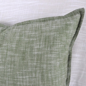Capas de almofada de algodão, capas de almofada texturizadas inspiradas em linho (conjunto de 2), capas de almofada, fronhas minimalistas modernas