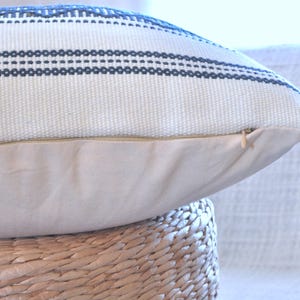 Woven Pillow Covers with Tassels Cotton Cushion Covers Decorative Designer PillowCase Modern Boho Home Decor Trendy Checkered Plaid Pattern image 14