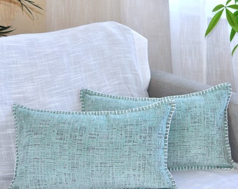 light turquoise throw pillows