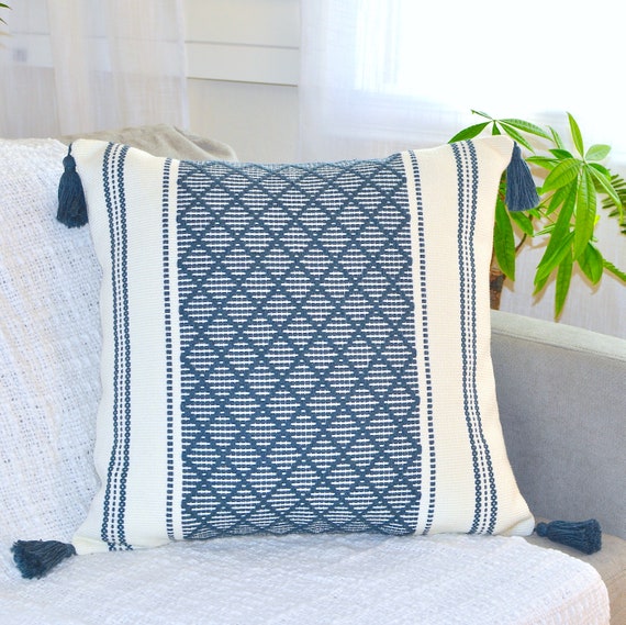 Cream boho throw deals pillows