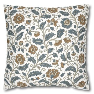 Block Print Inspiriert Kissen Botanisches Design Akzent Dekokissen Schlafzimmer Wohnzimmer Moderne Bauernhaus Stil Rustikale Wohnkultur