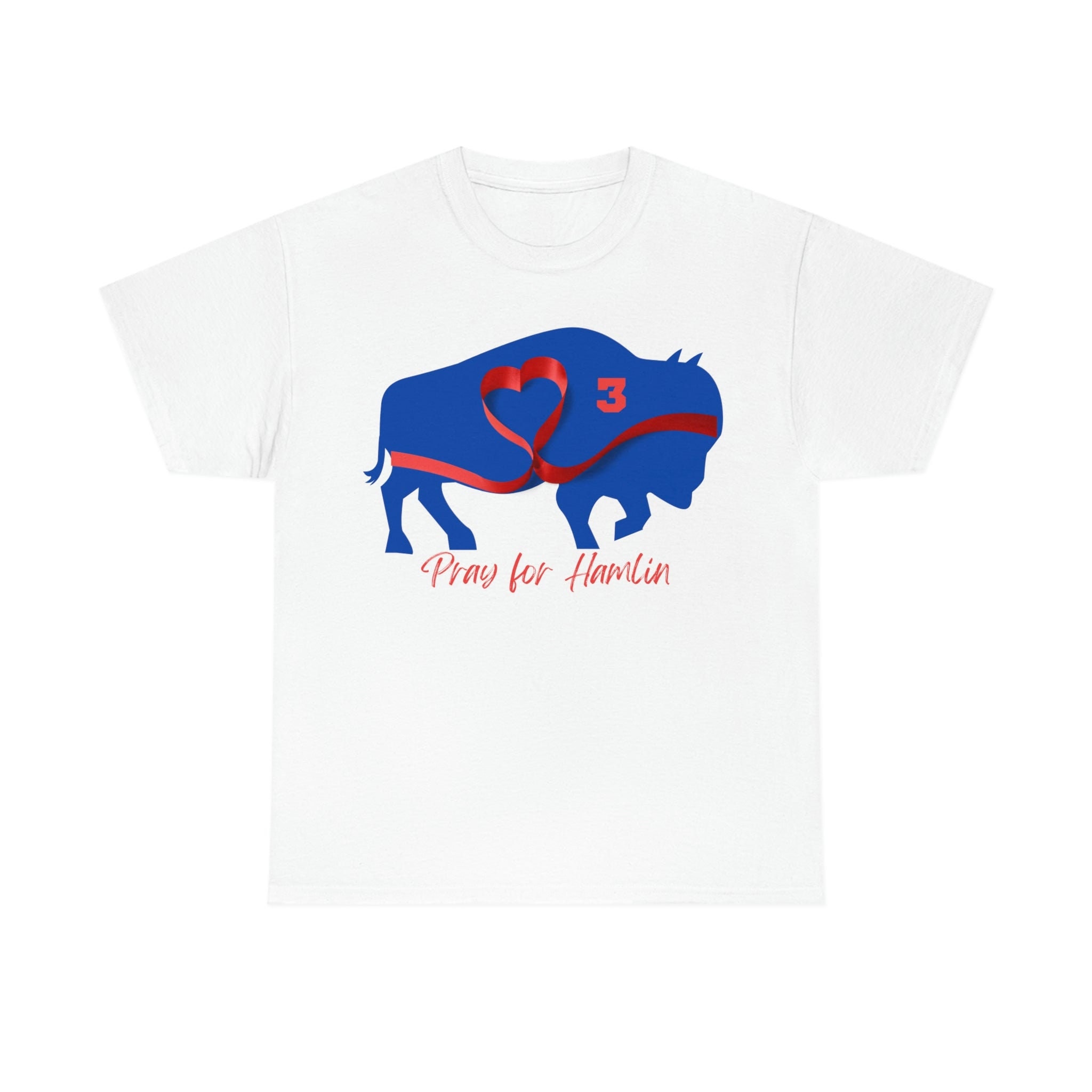 Pray for Hamlin 3 Buffalo Heart Tee