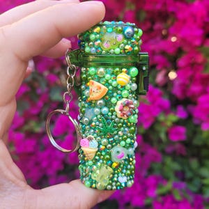For classic BIC lighters/ Bling lighter shell/ bedazzled lighter shell/ junk lighter shell/ lighter cover/ munchies/ snacks