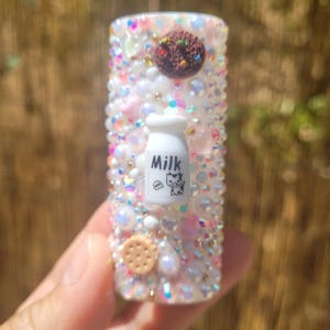 For classic BIC lighters/ Bling lighter cover/ bedazzled lighter cover/420/milk and cookies