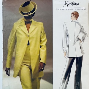 Vogue 2249 Vintage 1999 Wykrój do szycia kurtki i spodni Montana 12 14 cięcie do 16 kompletne