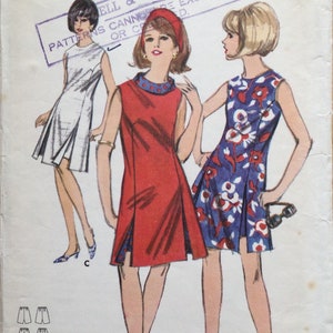 May include: Vintage sewing pattern for a dress, featuring three women wearing different styles of dresses. The pattern is from Butterick and is number 3604. The pattern is for sizes 16 and 36, and is 91 cm in the metric system.
