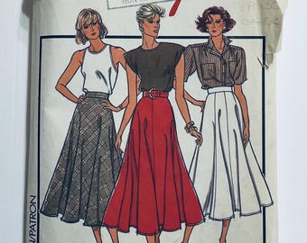 Style 1021 Vintage 1983 Sewing Pattern for Misses' Skirts With