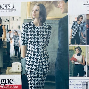 Vogue 2920 Career Wardrobe Vintage 1992 Sewing Pattern by Tamotsu Misses&#39; Easy Jacket Dress Top Shorts Pants factory folded SKIRT MISSING