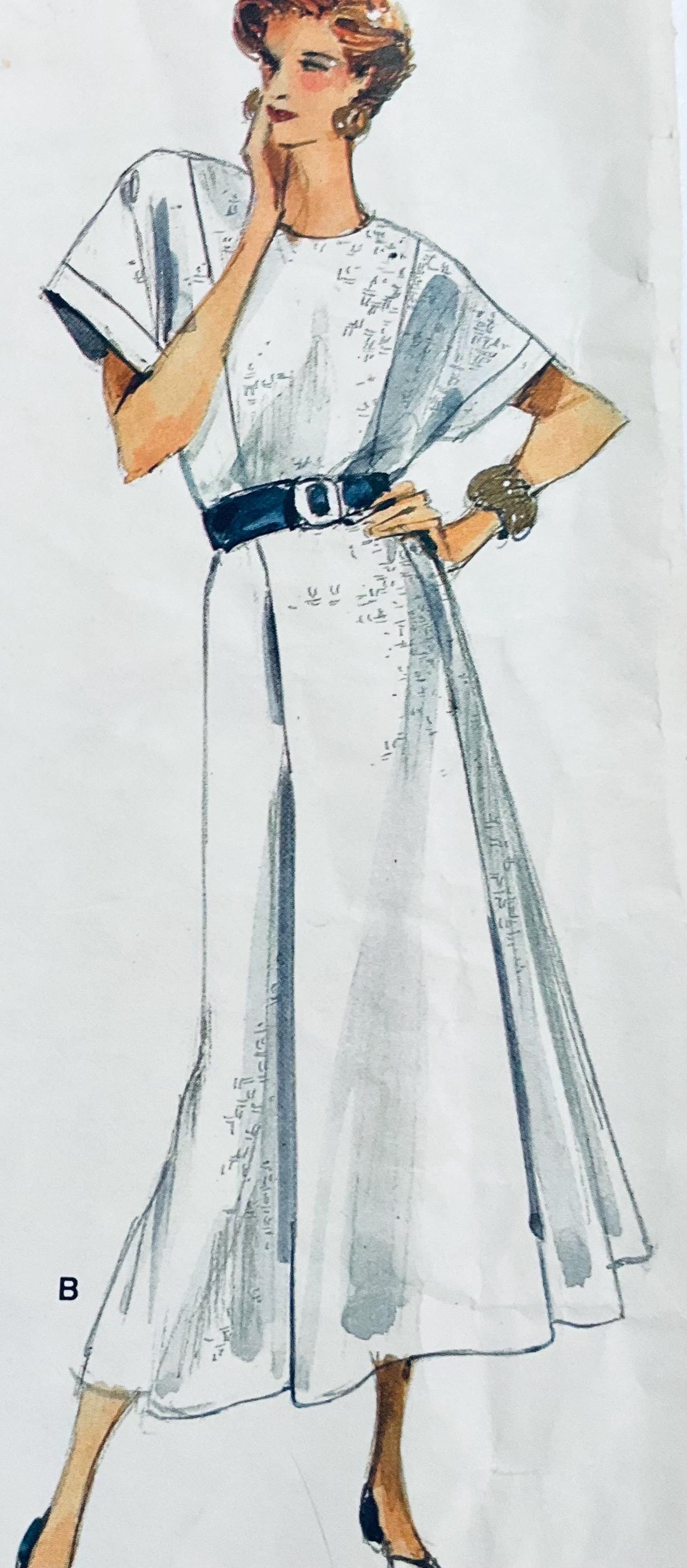 Vogue 1825 Vintage 1986 Sewing Pattern American Designer Albert Nipon ...