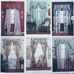 Simplicity 7550 Vintage 1991 Sewing Pattern Window Dressing factory folded