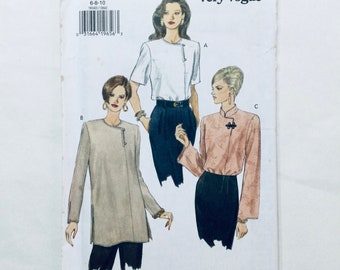 Vogue 9040 Vintage 1994 Sewing Pattern Misses' Very Easy Top and Tunic 6 8 10 factory folded