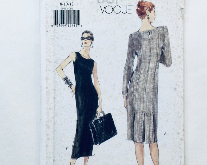 Vogue 9945 Vintage 1998 Very Easy Sewing Pattern Misses Close-fitting ...