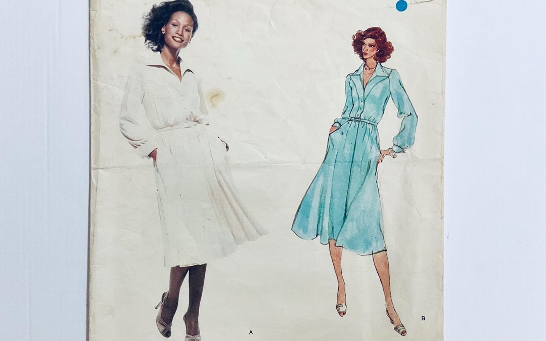 Pattern V1829 Vogue 1829 Vintage 70s Sewing Pattern American Designer Jerry Silverman ...