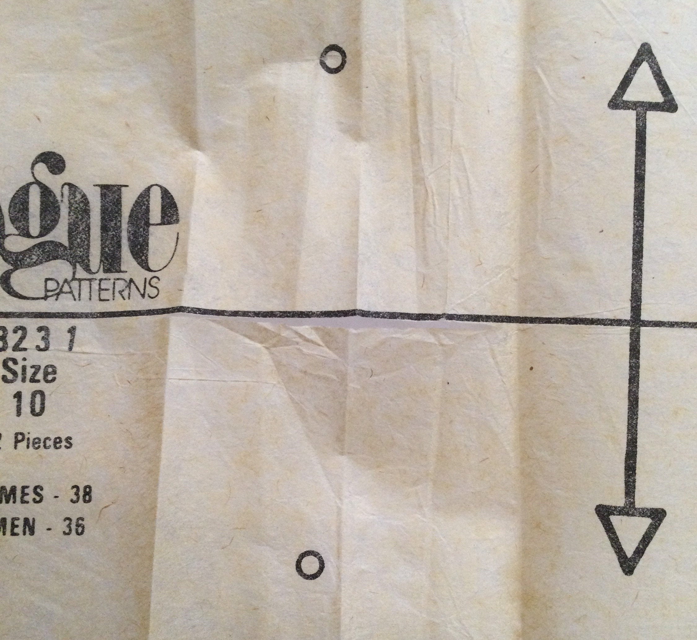 Vogue 8231 Vintage 1982 Sewing Pattern Misses' Top and Skirt