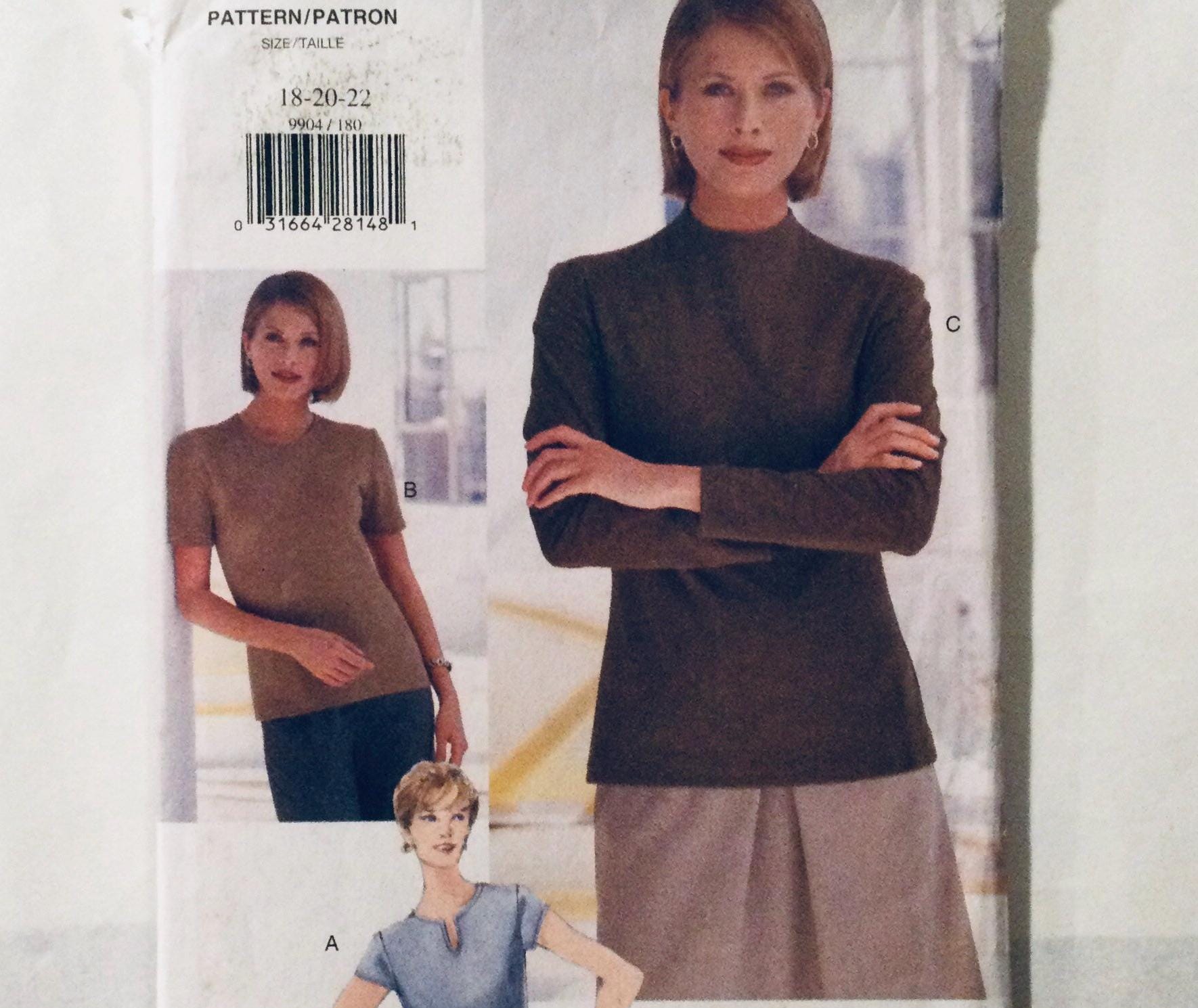 Very Easy Vogue 9904 Vintage 1998 Sewing Pattern Misses'/misses' Petite ...