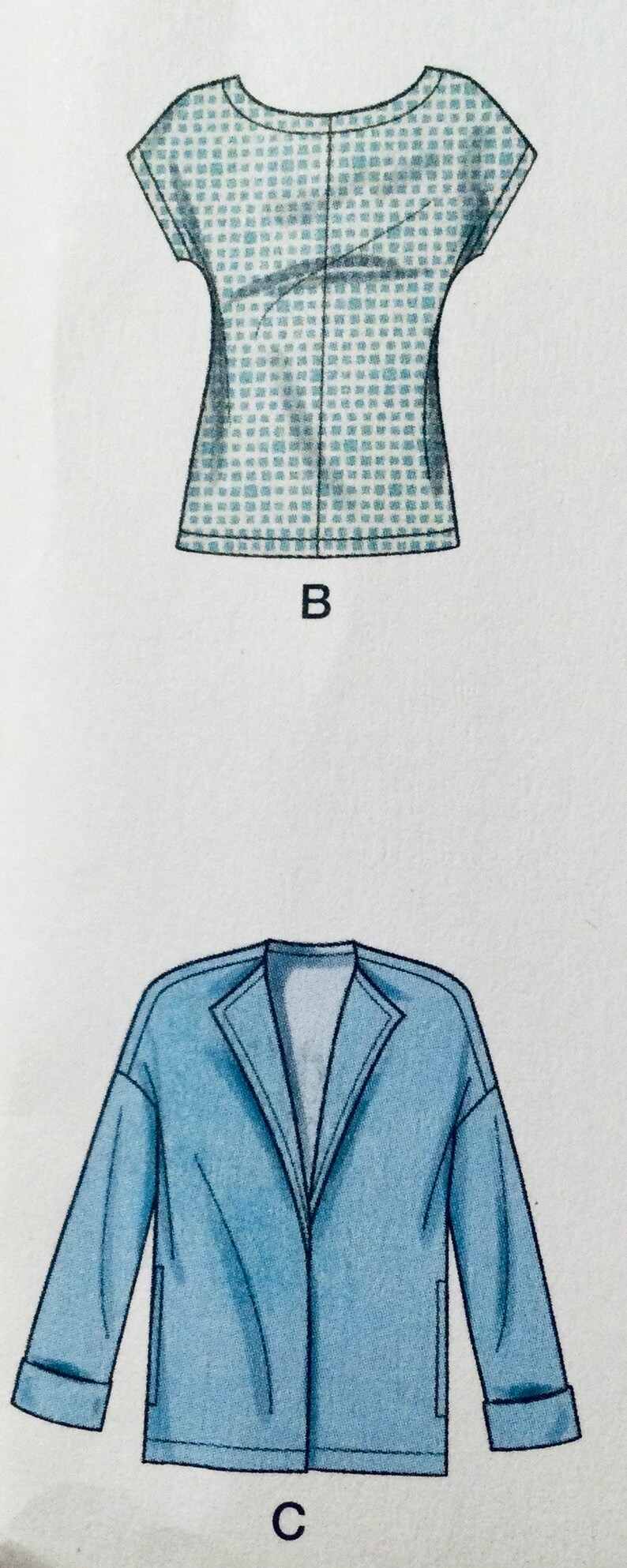 Simplicity 9263 Sewing Pattern Misses Dress, Top and Unlined Jacket ...