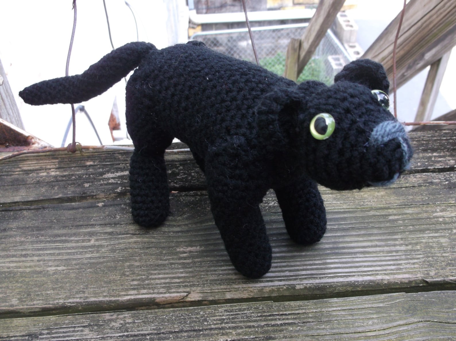 Black panther toy crochet panther panther amigurumi black Etsy