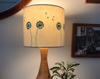 Handmade Oatmeal Teal Mustard Grey Dandelion Clocks Flowers Lampshade Ceiling Lightshade Handmade Oatmeal Teal Mustard Grey Dandelion Clocks Flowers Lampshade Ceiling Lightshade