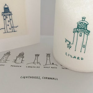 Cornish Lighthouse Lampshade collaboration with Hermione Rose image 5