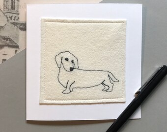 Sausage Dog Occassion card