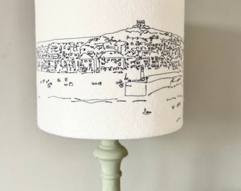 Lampshade St Ives embroidered