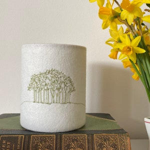 Nearly there trees Embroidered Lantern