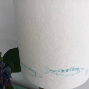 Lampshade Embroidered Mackerel - Etsy