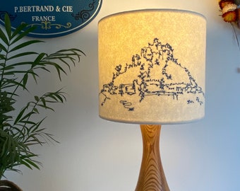 St Michael’s Mount Embroidered Lampshade - Cornwall