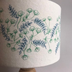 Embroidered flowers Lampshade image 6