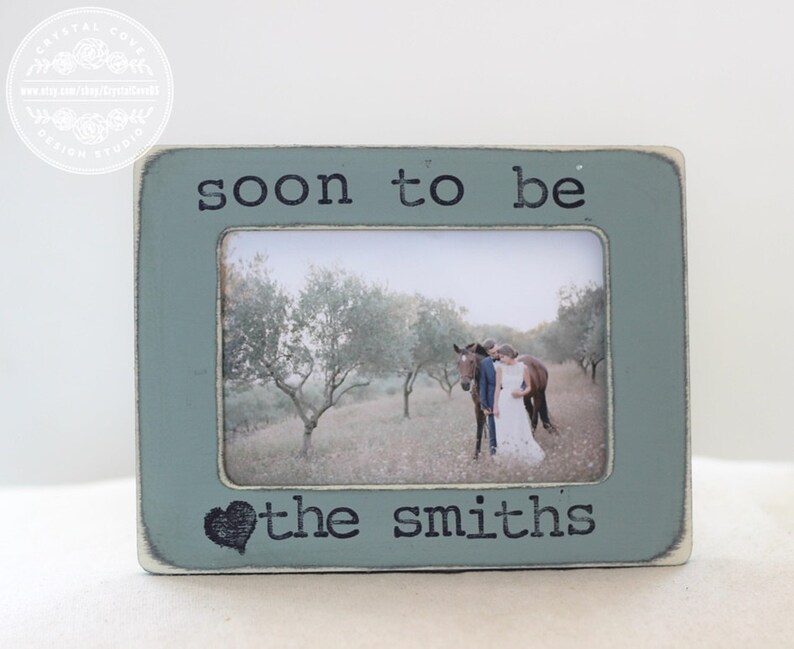 Engagement Gift Personalized Picture Frame for Engagement Etsy