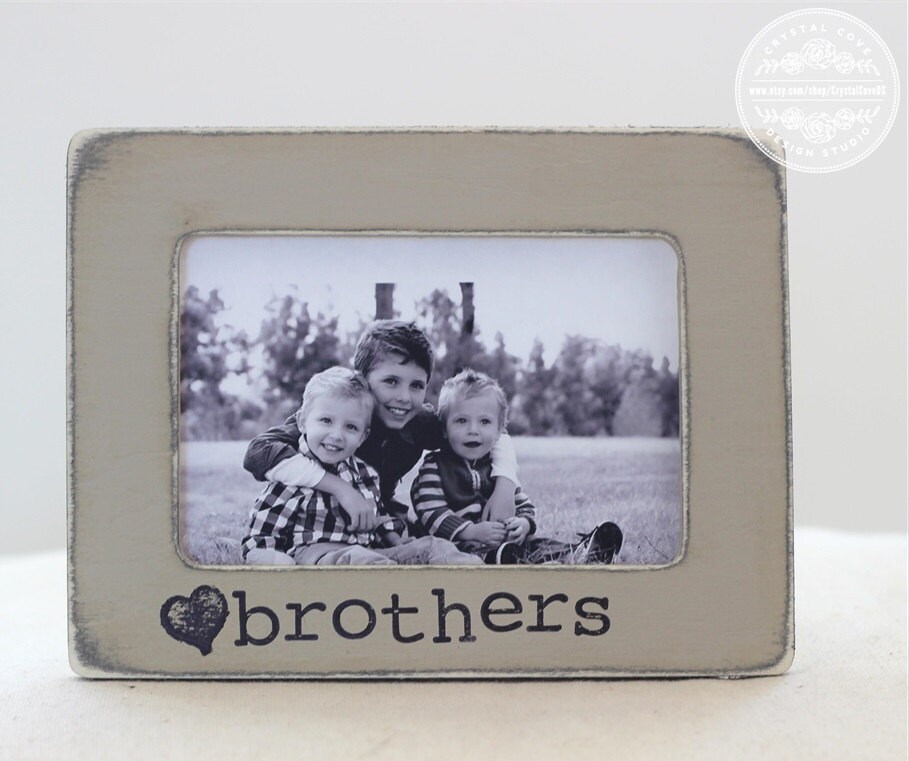 Brothers Picture Frame GIFT New Baby Boy Frame Gift Birth Etsy