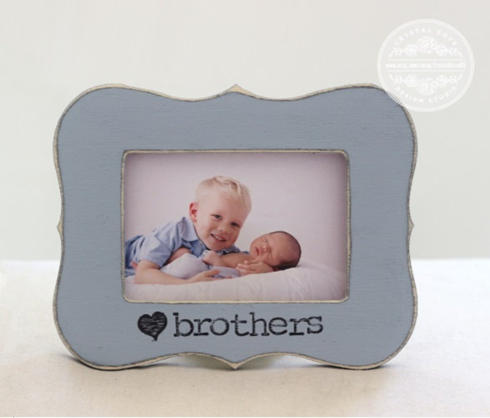 Brothers Picture Frame GIFT New Baby Boy Frame Gift Birth Etsy