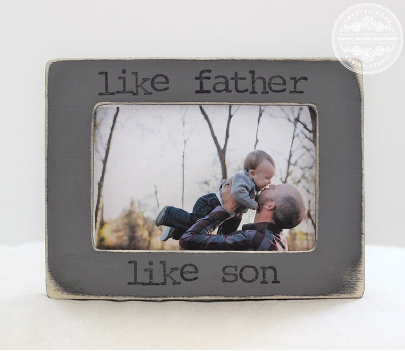 Gift for Dad Gift from Son Father Son Personalized Picture image 1