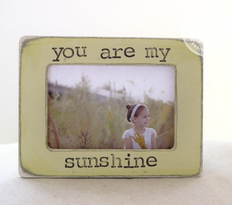 Baby GIFT Personalized Frame You Are My Sunshine Quote Picture Etsy