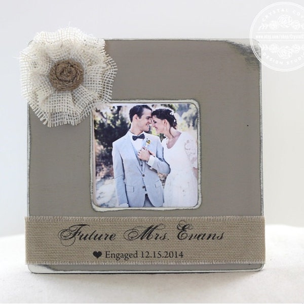 Engagement Gift Engagement Frame Wedding Gift Engagement Party Gift Future Mr. & Mrs. Personalized Picture Frame