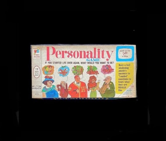1968 PERSONALITY Board Game milton Bradley NBC Hit TV Show | Etsy Ireland