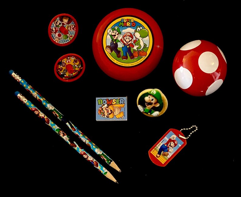Lot of SUPER MARIO Bros. DIY and Craft Items Homeschooling | Etsy