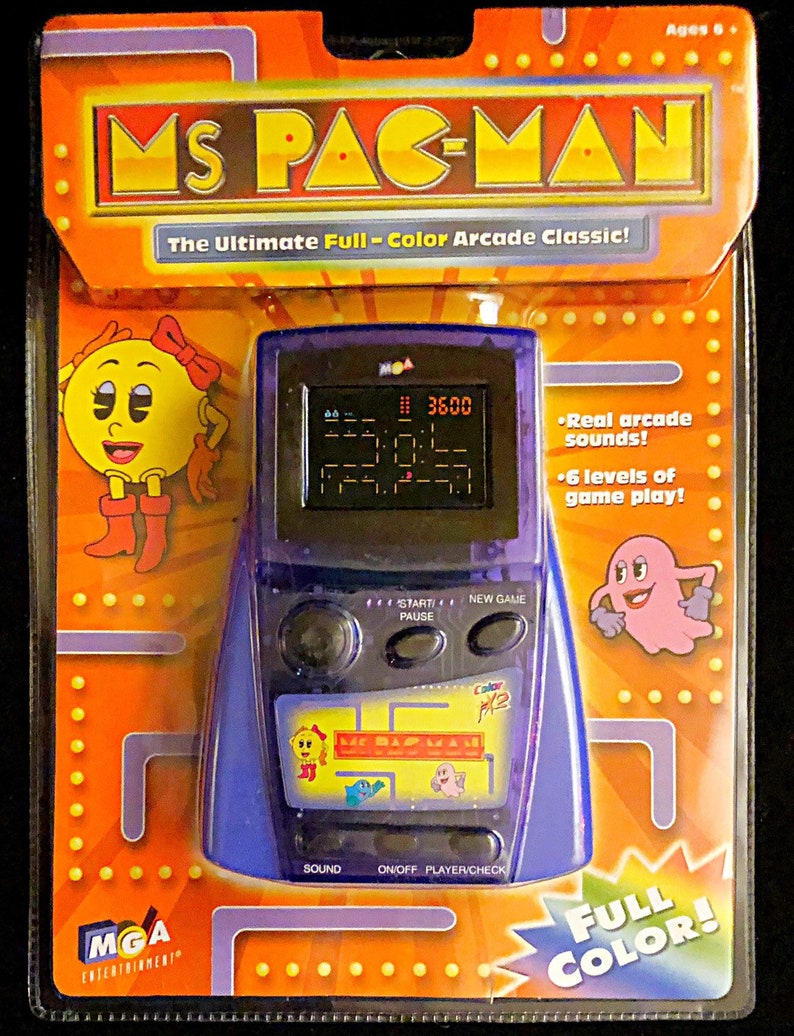 Ms. PACMAN Vintage Arcade Handheld Game Unopened / Sealed Etsy