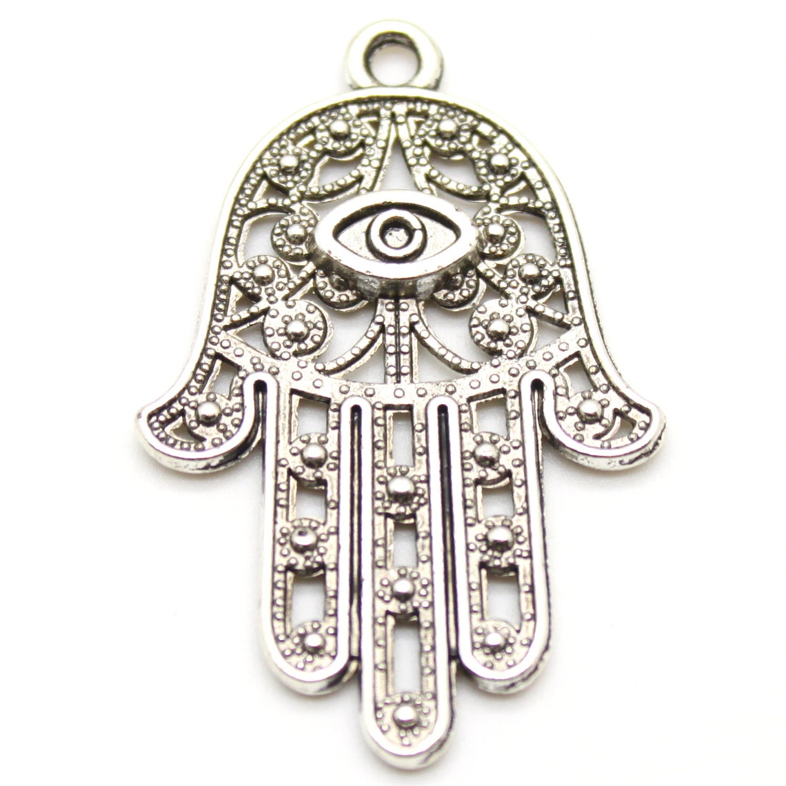 10 Hamsa Charm Pendants Silver or Bronze Nickel Free Etsy Israel