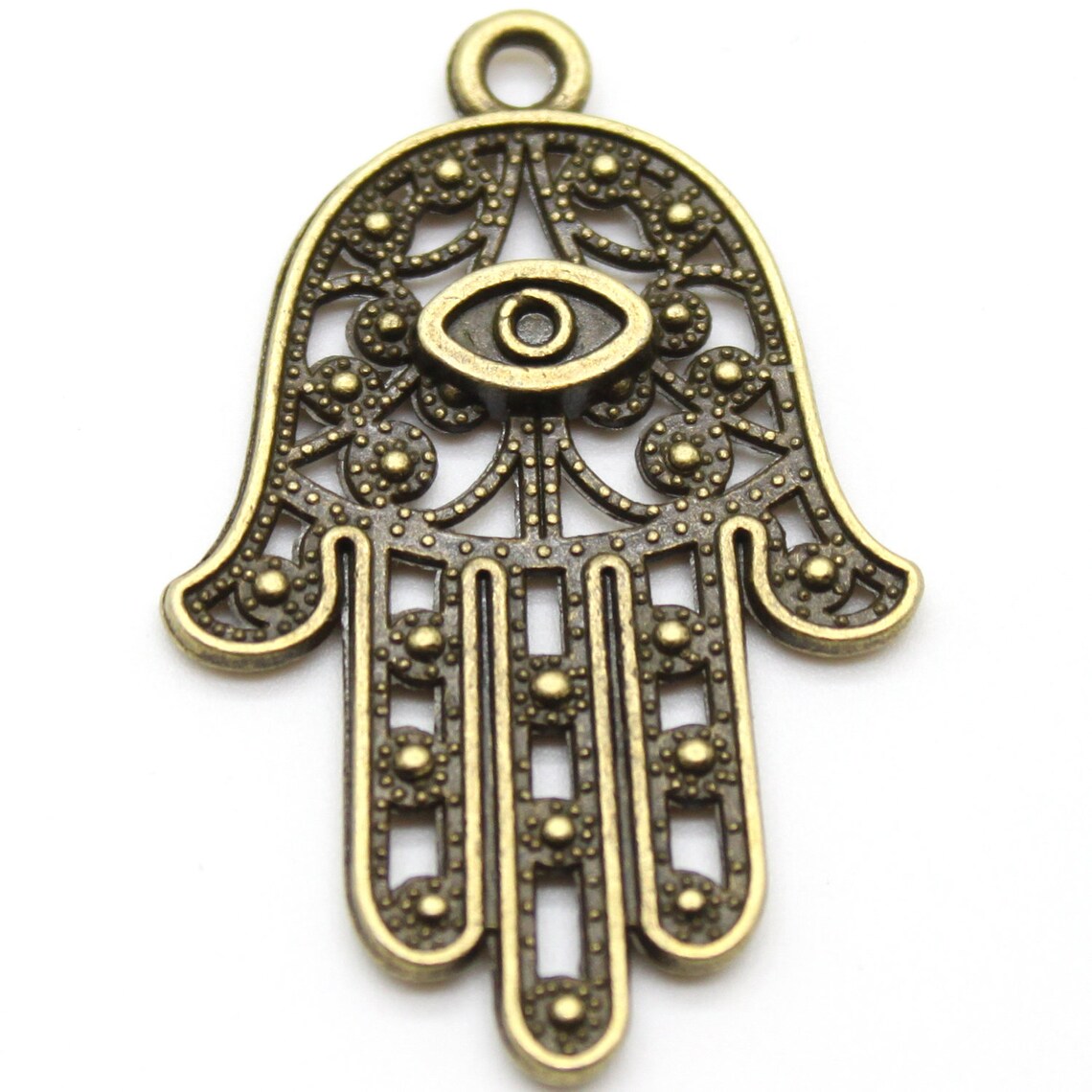 10 Hamsa Charm Pendants Silver or Bronze Nickel Free Etsy Israel